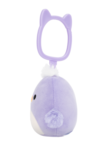 Szerezzen magának örömet ezzel a Dedoles darabbal SQUISHMALLOWS Kulcstartó – Daquarius, a lila kacsa, 9 cm