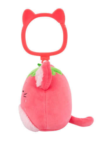 a tökéletes és egyedi ruházathoz SQUISHMALLOWS Kulcstartó – Olma, az epres cica, 9 cm