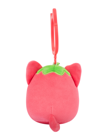 Kedvezmény SQUISHMALLOWS Kulcstartó – Olma, az epres cica, 9 cm