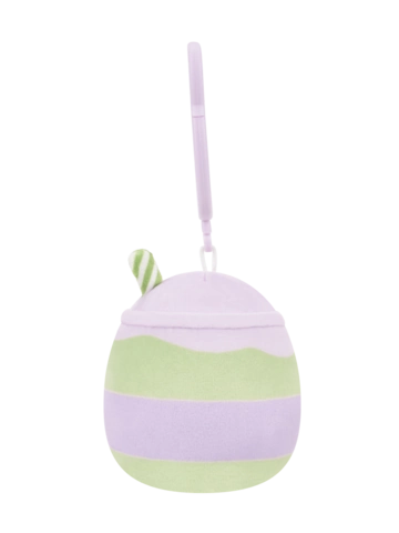 Obrázok produktu Porte-clés peluche Squishmallows de 9 cm Latchmi le latte matcha lavande