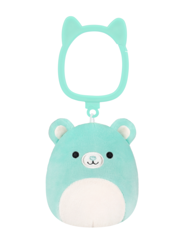 Lifestyle foto Portachiavi Squishmallows Belinda l'orso azzurro, 9 cm