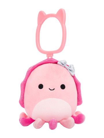 Tip na darček SQUISHMALLOWS Kľúčenka - Ružová sépia Auggie, 9 cm