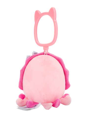 Výpredaj SQUISHMALLOWS Kľúčenka - Ružová sépia Auggie, 9 cm