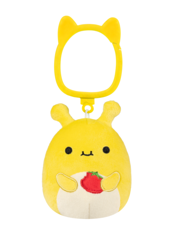 Lifestyle foto Portachiavi Squishmallows Zarina la lumaca giallo banana, 9 cm