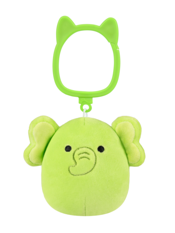 Výpredaj Portachiavi Squishmallows Franky l'elefante verde lime, 9 cm