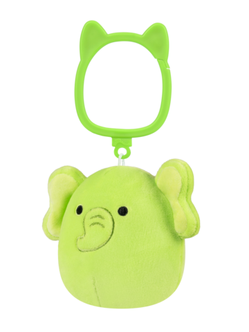 Hľadáte originálny a nezvyčajný darček? Obdarovaného zaručene prekvapí Portachiavi Squishmallows Franky l'elefante verde lime, 9 cm