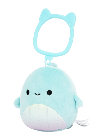Eredeti ajándék a Dedolestől SQUISHMALLOWS Kulcstartó – Shah, a bálna, 9 cm