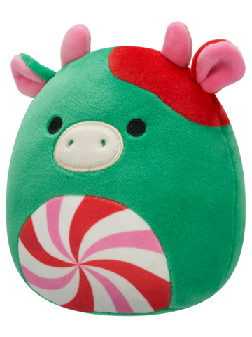 Výpredaj Squishmallows Ruben la mucca verde con pancia turbinosa, 20 cm