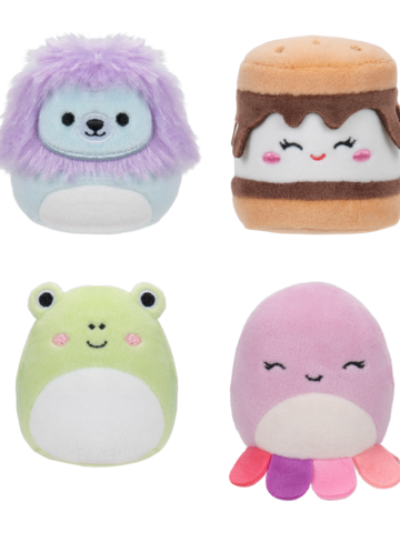 Tip na darček Комплект от 4 плюшени играчки Squishmallows Micromallows – Уенди, Джийн, Кармелита, Лусия