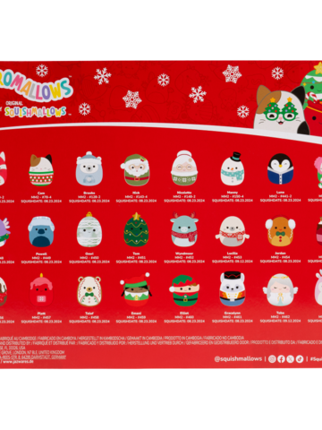 Pre dokonalý a originálny outfit Squishmallows Calendario dell'Avvento Micromallows - 24 pezzi