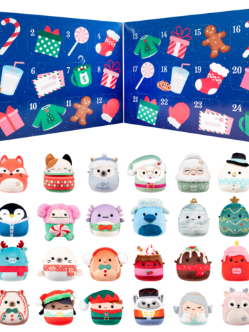 Zľava Squishmallows Calendario dell'Avvento Micromallows - 24 pezzi