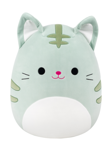 Výpredaj Squishmallows Chase il gatto soriano verde chiaro, 35 cm