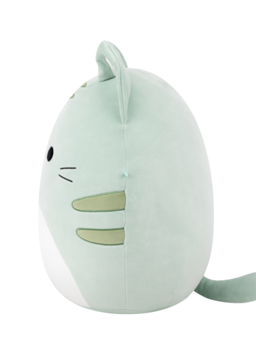 Potešte sa týmto kúskom Dedoles Squishmallows Chase il gatto soriano verde chiaro, 35 cm