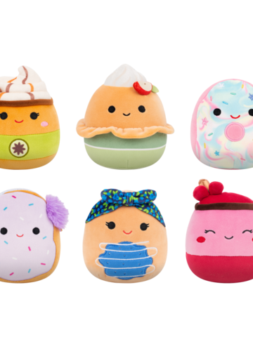 Lifestyle fotó SQUISHMALLOWS Mystery csomag illatos plüssel - édességek, 13 cm