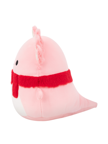 Výpredaj Squishmallows Archie l'axolotl rosa con sciarpa morbida, 30 cm