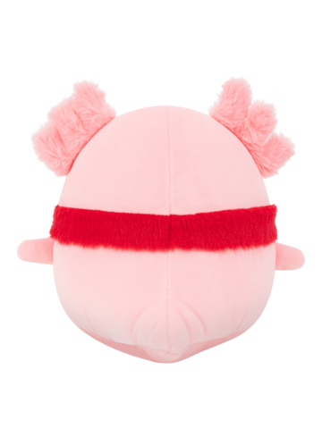 Pre dokonalý a originálny outfit Squishmallows Archie l'axolotl rosa con sciarpa morbida, 30 cm