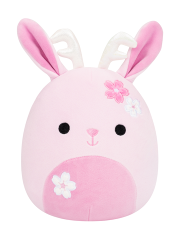 a tökéletes és egyedi ruházathoz SQUISHMALLOWS Akiyo, a rózsaszín szarvasnyúl, 20 cm