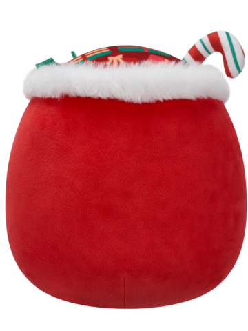 Tip na darček Squishmallows Carrie la calza dei regali che fa l'occhiolino con patchwork, 20 cm