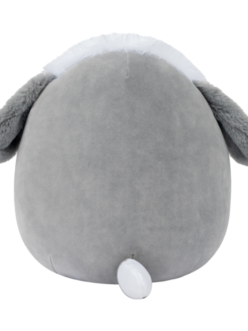 Hľadáte originálny a nezvyčajný darček? Obdarovaného zaručene prekvapí SQUISHMALLOWS Šedo-biely ovčiarsky psík Arnold, 13 cm