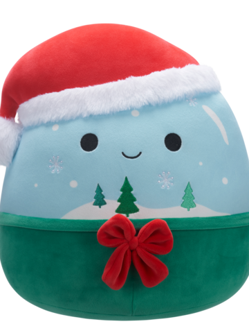 Hľadáte originálny a nezvyčajný darček? Obdarovaného zaručene prekvapí Squishmallows Ezekiel la palla di neve natalizia, 20 cm