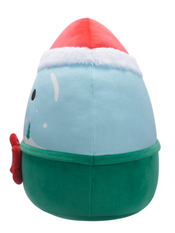Potešte sa týmto kúskom Dedoles Squishmallows Ezekiel la palla di neve natalizia, 20 cm