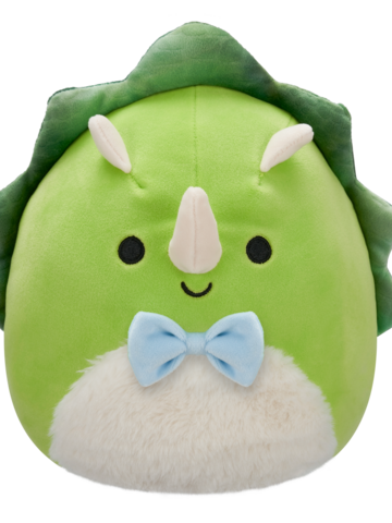 Zľava Squishmallows Tristan il triceratopo verde con pancia pelosa, 20 cm