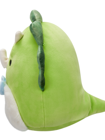 Potešte sa týmto kúskom Dedoles Squishmallows Tristan il triceratopo verde con pancia pelosa, 20 cm