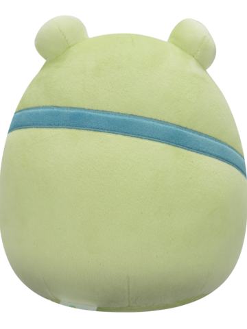 Eredeti és szokatlan ajándékot keres? a megajándékozottat garantáltan meglepi SQUISHMALLOWS Wendy, a zöld béka táskával, 20 cm