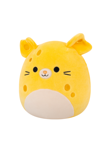 Pre dokonalý a originálny outfit Squishmallows Amelia il topo di formaggio giallo, 35 cm