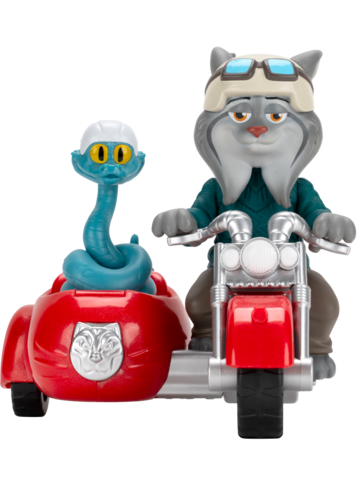 Szerezzen magának örömet ezzel a Dedoles darabbal Zootropolis figurák autóval – Pawbert hiúz