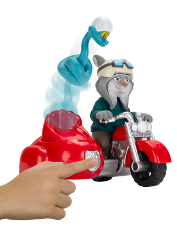 Eredeti ajándék a Dedolestől Zootropolis figurák autóval – Pawbert hiúz