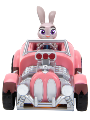 Eredeti ajándék a Dedolestől Zootropolis figurák autóval – Judy, a nőstény nyúl