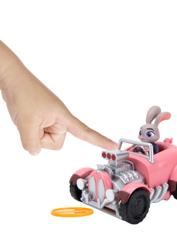 Ajándék tipp Zootropolis figurák autóval – Judy, a nőstény nyúl