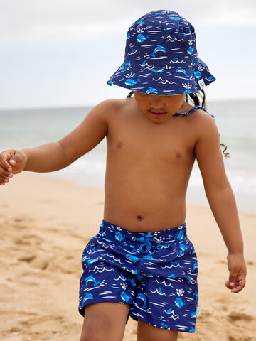 a tökéletes és egyedi ruházathoz Vidám fiú fürdőnadrág Vidám bálna