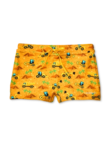 Výprodej Veselé dětské plavky Bagr na pláži