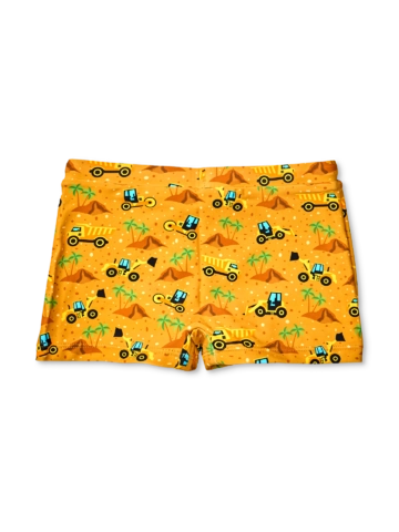 Sleva Veselé dětské plavky Bagr na pláži