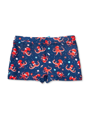 Hledáte originální a neobvyklý dárek? Obdarovaného zaručeně překvapí Veselé dětské plavky Červená chobotnice