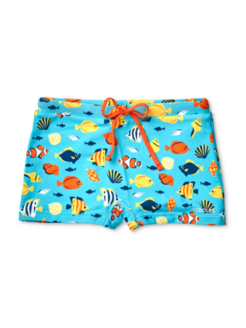 Eredeti ajándék a Dedolestől Vidám gyerek fürdőruha Tengeri világ