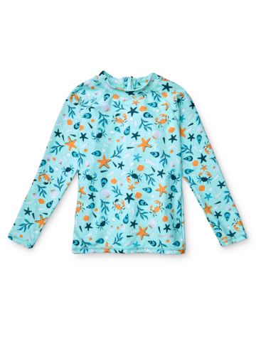 Pomysły na prezenty Dziecięca koszulka kąpielowa z ochroną UV Morskie muszle