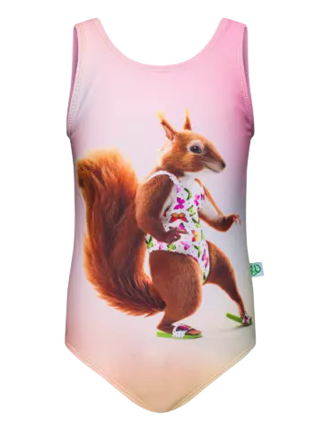 Tip na darček Весел бански костюм за момичета Катеричката на Dedoles