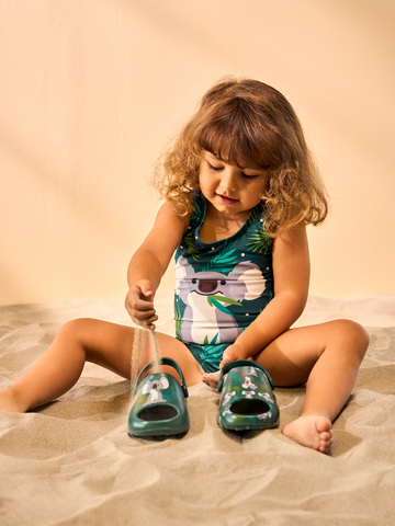 Výnimočný darček od Dedoles Costume da bagno Buonumore da bambina Koala e foglie