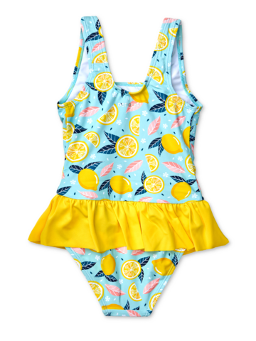 Kiárusítás Vidám lány fürdőruha Nyári citromok