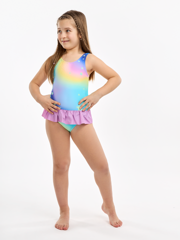Pastel rainbow swimsuit discount