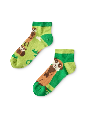 Obrázok produktu Veselé detské členkové ponožky Surikaty