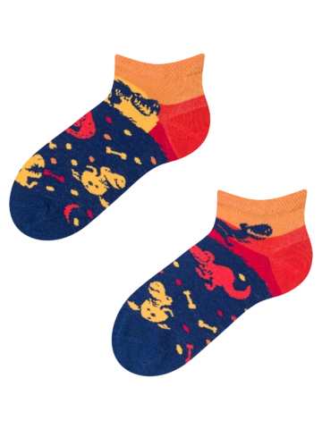 Dedoles oryginalny prezent Wesołe skarpetki dziecięce do kostki Świat dinozaurów