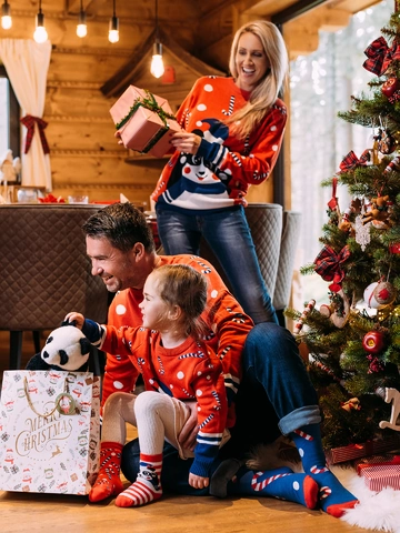 Výpredaj Veselé detské teplé ponožky Hravá panda