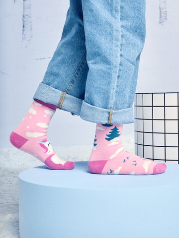 Obrázok produktu Calzini caldi Buonumore per bambini Unicorno con sciarpa