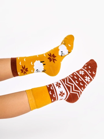 Obrázok produktu Chaussettes chaudes rigolotes pour enfants Mouton dans un pull