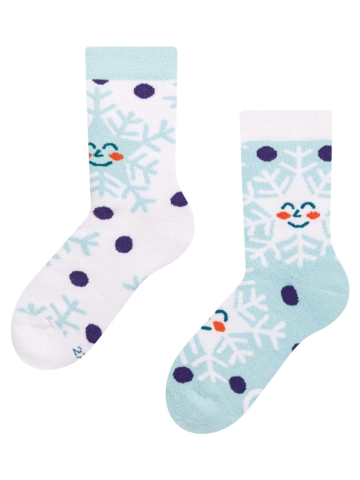 Obrázok produktu Chaussettes chaudes rigolotes pour enfants Flocons de neige joyeux