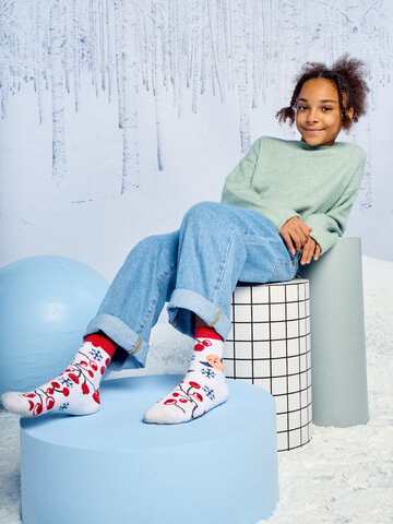 Tip na darček Calzini caldi Buonumore per bambini Piccoli frutti invernali